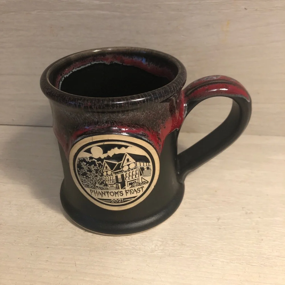 Phantom's Feast 2021 Ceramic Mug Grey Fox Pottery Minnesota Renaissance